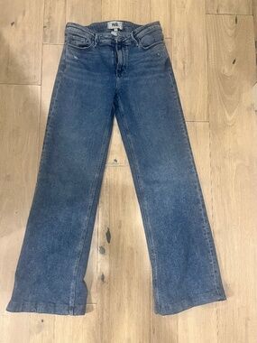 PAIGE Sabine Shea Distressed Jeans Sz 28 Mid Rise